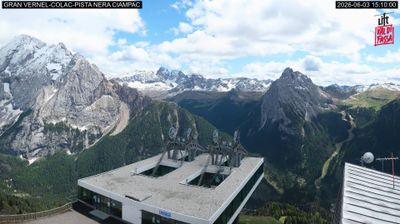 immagine della webcam nei dintorni di Moena: webcam Penia di Canazei