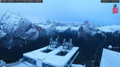 immagine della webcam nei dintorni di Santa Cristina Valgardena: webcam Penia di Canazei