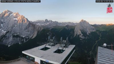 immagine della webcam nei dintorni di Malga Ciapela: webcam Penia di Canazei