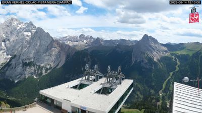 immagine della webcam nei dintorni di Livinallongo del Col di Lana: webcam Penia di Canazei