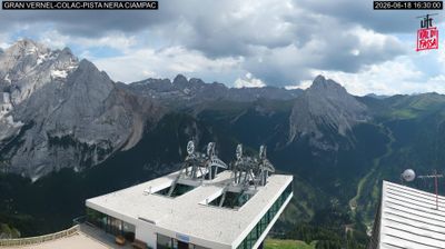 immagine della webcam nei dintorni di Campitello di Fassa: webcam Penia di Canazei