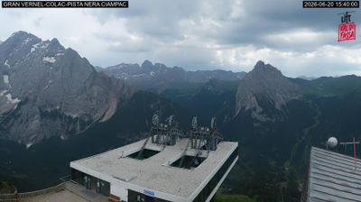 immagine della webcam nei dintorni di Ski Area Alpe Lusia: webcam Penia di Canazei