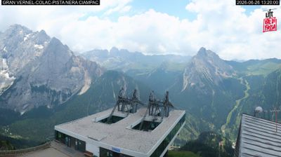 immagine della webcam nei dintorni di Passo San Pellegrino: webcam Penia di Canazei
