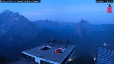 immagine della webcam nei dintorni di Passo San Pellegrino: webcam Penia di Canazei