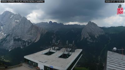 immagine della webcam nei dintorni di Malga Ciapela: webcam Penia di Canazei