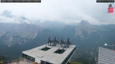 immagine della webcam nei dintorni di Moena: webcam Penia di Canazei