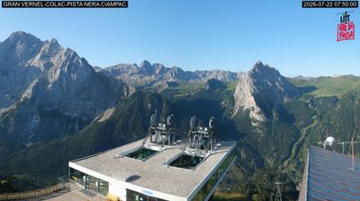 immagine della webcam nei dintorni di Vigo di Fassa: webcam Penia di Canazei