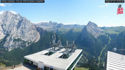 immagine della webcam nei dintorni di Vigo Ciampedie: webcam Penia di Canazei