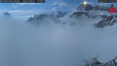 immagine della webcam nei dintorni di Livinallongo del Col di Lana: webcam Cima Pisciadu'