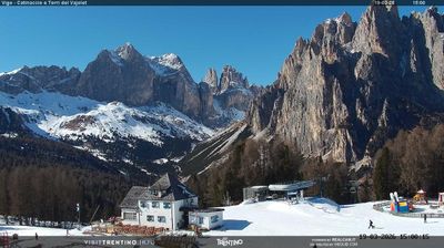immagine della webcam nei dintorni di Nova Levante: webcam Vigo Ciampedie