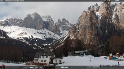 immagine della webcam nei dintorni di Alpe di Siusi: webcam Vigo Ciampedie