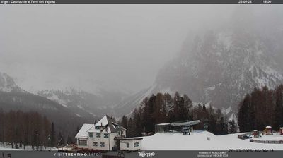 immagine della webcam nei dintorni di Passo San Pellegrino: webcam Vigo Ciampedie