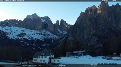 immagine della webcam nei dintorni di San Giovanni di Fassa: webcam Vigo Ciampedie