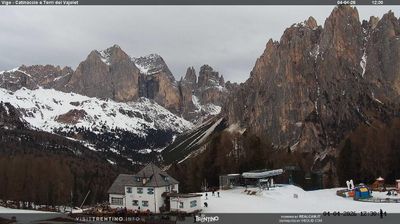 immagine della webcam nei dintorni di San Giovanni di Fassa: webcam Vigo Ciampedie
