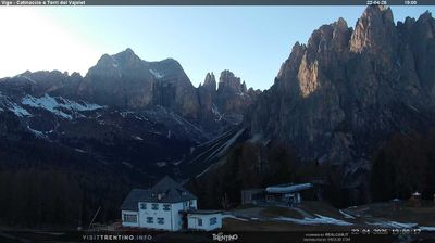 immagine della webcam nei dintorni di Tesero: webcam Vigo Ciampedie
