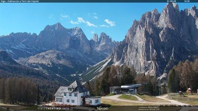 immagine della webcam nei dintorni di Penia di Canazei: webcam Vigo Ciampedie