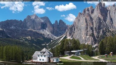 immagine della webcam nei dintorni di Campitello di Fassa: webcam Vigo Ciampedie