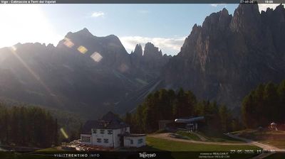 immagine della webcam nei dintorni di Soraga di Fassa: webcam Vigo Ciampedie