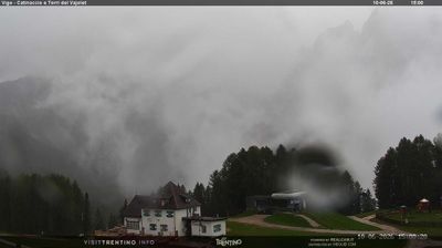 immagine della webcam nei dintorni di Soraga di Fassa: webcam Vigo Ciampedie