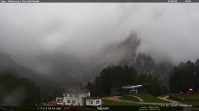 immagine della webcam nei dintorni di Alpe di Siusi: webcam Vigo Ciampedie