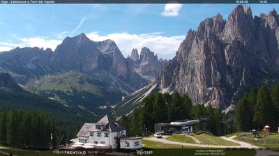 immagine della webcam nei dintorni di Campitello di Fassa: webcam Vigo Ciampedie