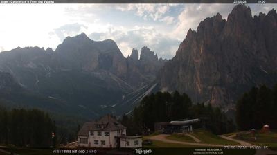 immagine della webcam nei dintorni di Bellamonte: webcam Vigo Ciampedie