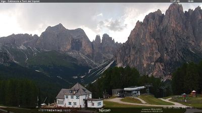 immagine della webcam nei dintorni di Soraga di Fassa: webcam Vigo Ciampedie