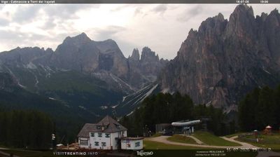 immagine della webcam nei dintorni di Campitello di Fassa: webcam Vigo Ciampedie