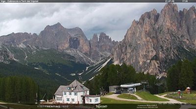 immagine della webcam nei dintorni di Vigo di Fassa: webcam Vigo Ciampedie