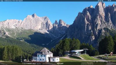 immagine della webcam nei dintorni di Vigo di Fassa: webcam Vigo Ciampedie