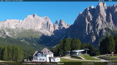 immagine della webcam nei dintorni di Tesero: webcam Vigo Ciampedie