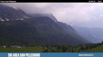 Preview delle webcam di Soraga di Fassa: Col Margherita - San Pellegrino Pass - Cima Bocche