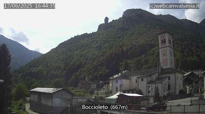 immagine della webcam nei dintorni di Alagna Valsesia: webcam Boccioleto