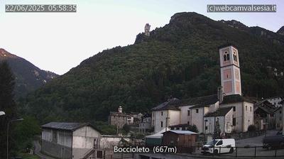 immagine della webcam nei dintorni di Alpe di Mera: webcam Boccioleto