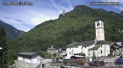 immagine della webcam nei dintorni di Pila: webcam Boccioleto