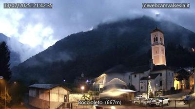 immagine della webcam nei dintorni di Rifugio Boffalora Ticino: webcam Boccioleto