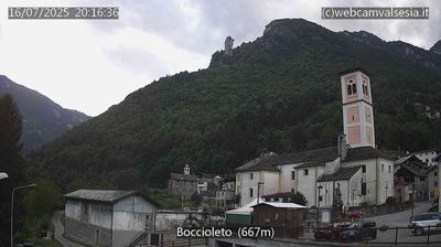 immagine della webcam nei dintorni di Quarona: webcam Boccioleto