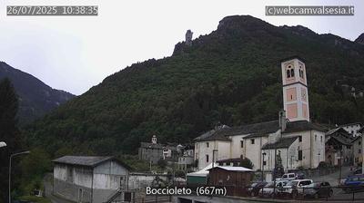 immagine della webcam nei dintorni di Riva Valdobbia: webcam Boccioleto