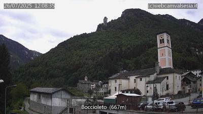 immagine della webcam nei dintorni di Pila: webcam Boccioleto