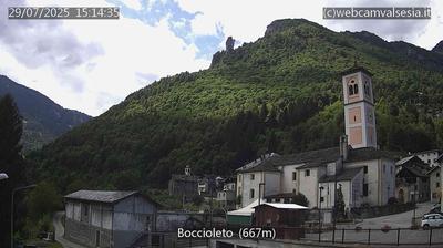 immagine della webcam nei dintorni di Alagna Valsesia: webcam Boccioleto