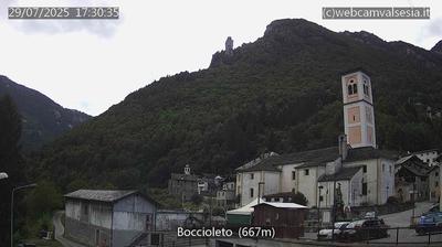 immagine della webcam nei dintorni di Riva Valdobbia: webcam Boccioleto