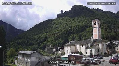 immagine della webcam nei dintorni di Rassa: webcam Boccioleto