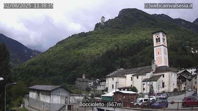 immagine della webcam nei dintorni di Piode: webcam Boccioleto