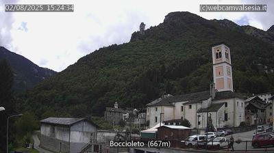 immagine della webcam nei dintorni di Alagna Valsesia: webcam Boccioleto