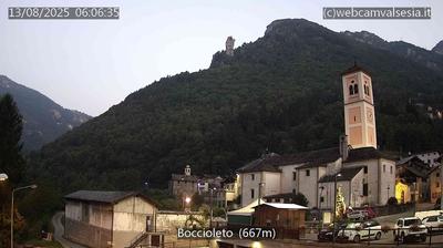 immagine della webcam nei dintorni di Campertogno: webcam Boccioleto