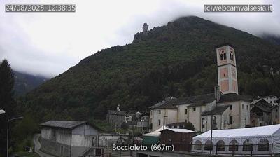 immagine della webcam nei dintorni di Alpe di Mera: webcam Boccioleto