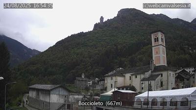 immagine della webcam nei dintorni di Alpe di Mera: webcam Boccioleto
