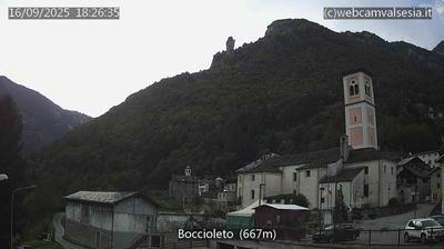 immagine della webcam nei dintorni di Scopa: webcam Boccioleto