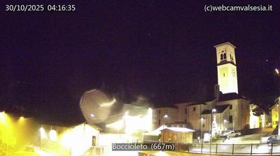 immagine della webcam nei dintorni di Riva Valdobbia: webcam Boccioleto