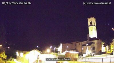 immagine della webcam nei dintorni di Varallo: webcam Boccioleto